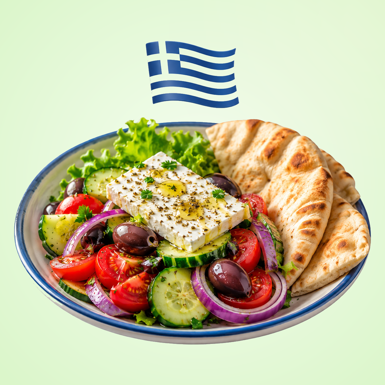 Vegetarian plate ingredient analysis